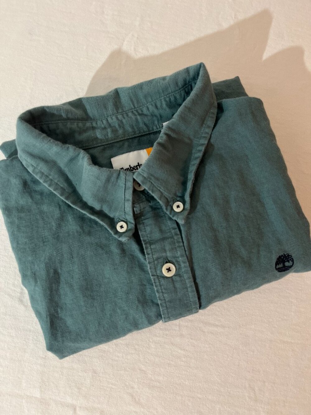 Timberland Mill Brook Slim Fit Linen Long Sleeve Shirt size XXL